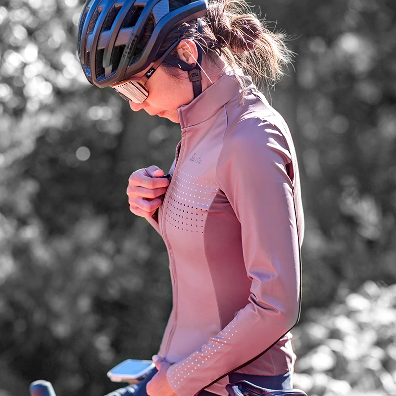 Nombre provisional Asimilar semestre Santic Chaqueta de ciclismo para mujer, suéter cálido de lana a prueba de  viento, ropa deportiva de manga larga para ciclismo, invierno y otoño| | -  AliExpress