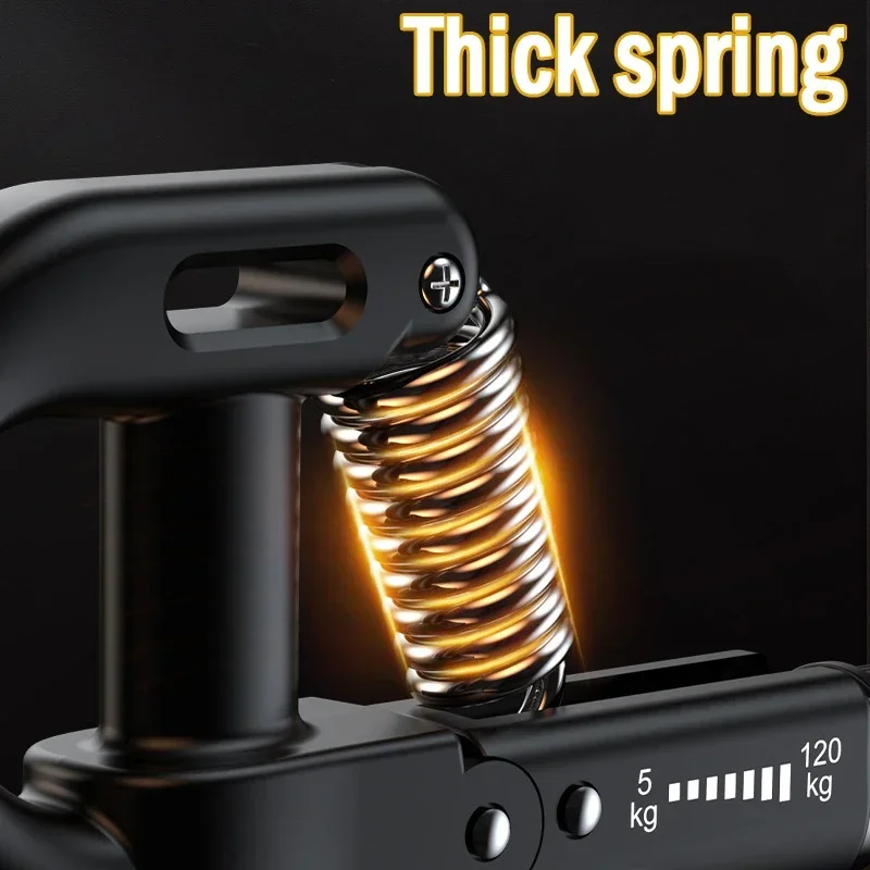 5-120kg Adjustable Heavy Hand Grip Strengthener Finger Expander Arm Wrist Forearm Trainers Fitness Steel Spring Gripper Exercise hand strengthener finger strength trainer finger trainer forearm exerciser hand grip trainers hand grip exerciser hand trainer wrist exerciser spring grip hand exerciser