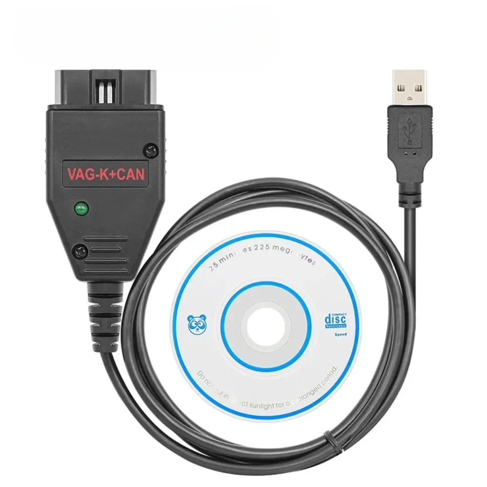 VAG K+CAN Commander 1.4 FT232RL K-라인 아우디 및 폭스바겐용 고장 진단 인터페이스 COM K-라인 케이블 OBD2 자동차 스캐너