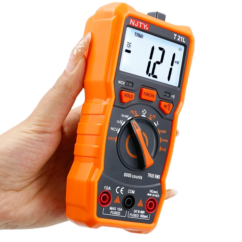 Digital Multimeter NJTY T21L Multifunctional Smart Burn-Proof High-Precision For Inductance Capacitance and Fre