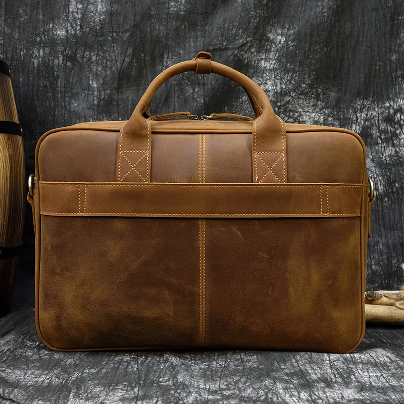 Laptop Bag 17 - Premium Leather (No. 1)