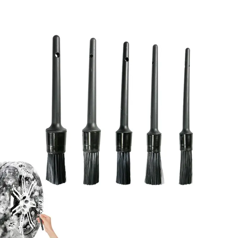 

Car Seat Crevice Brush 5 Sizes Dusters For Cleaning Pig Bristles Multifunctional Crevice Cleaning Tool Reusable Car Accessories