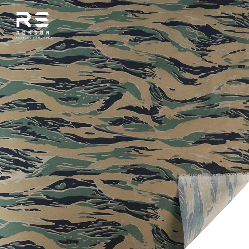 500D nylon oxford Marpat Tiger Stripe camofuflage tactical fabric for bag vest