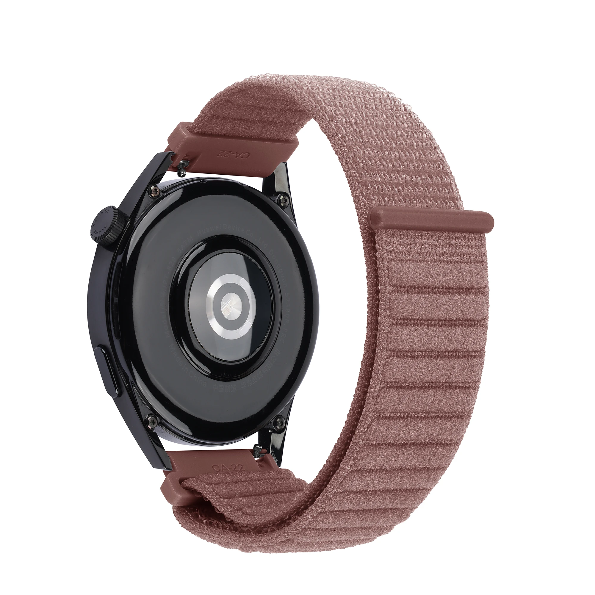 Nylon Loop Woven Watch Band, Adjustable 20-22mm Strap