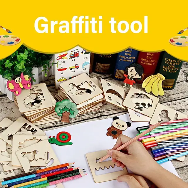 Kids Educational Toys Painting Tool Set Drawing  Painting Set Children  Gift - Drawing Toys - Aliexpress