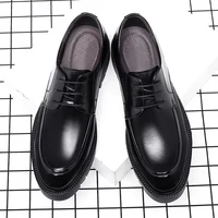 Chaussures d'Été et d'Automne en Cuir pour Homme, Rehaussantes, Hautes, Ajourées, pour Tenue d'Affaires, 8 à 10cm 3