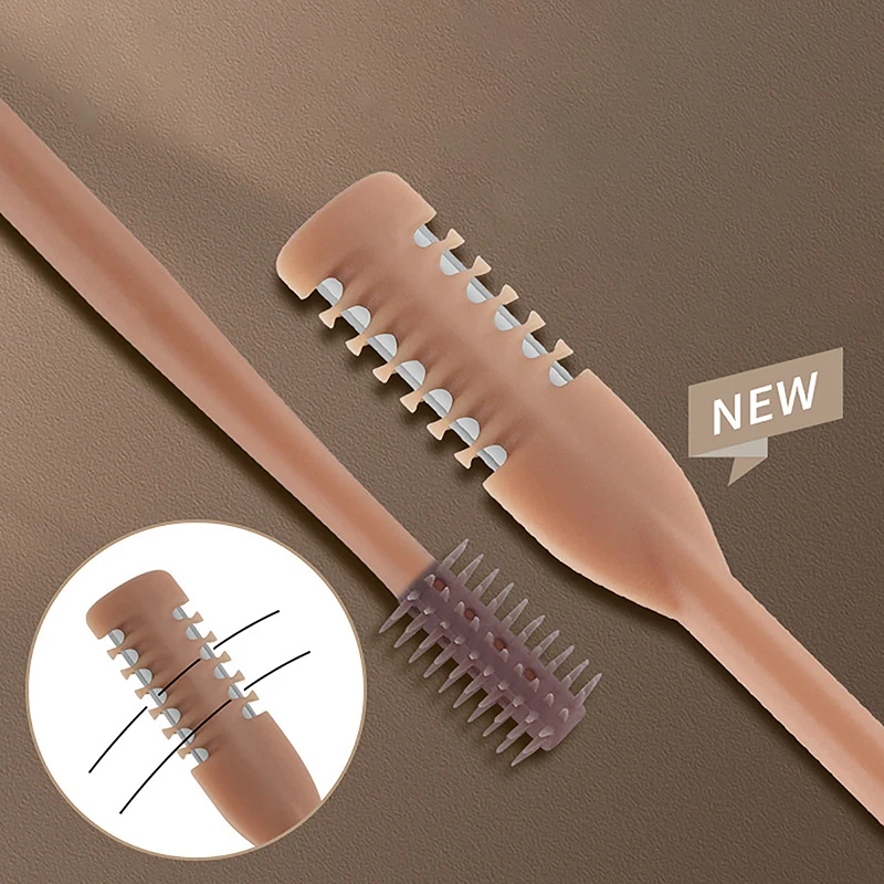 1/2pcs Portable Manual Nose Hair Trimmer Washable For Men And Women Waterproof Double Head Nose Hair Removal