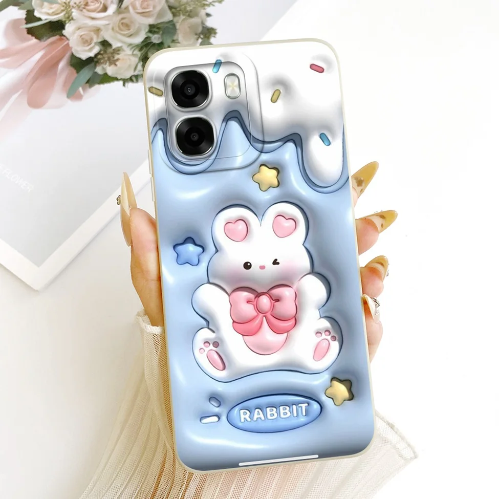 Cute Kawaii Luxury Fashion Flower Silicone Phone Case Cover