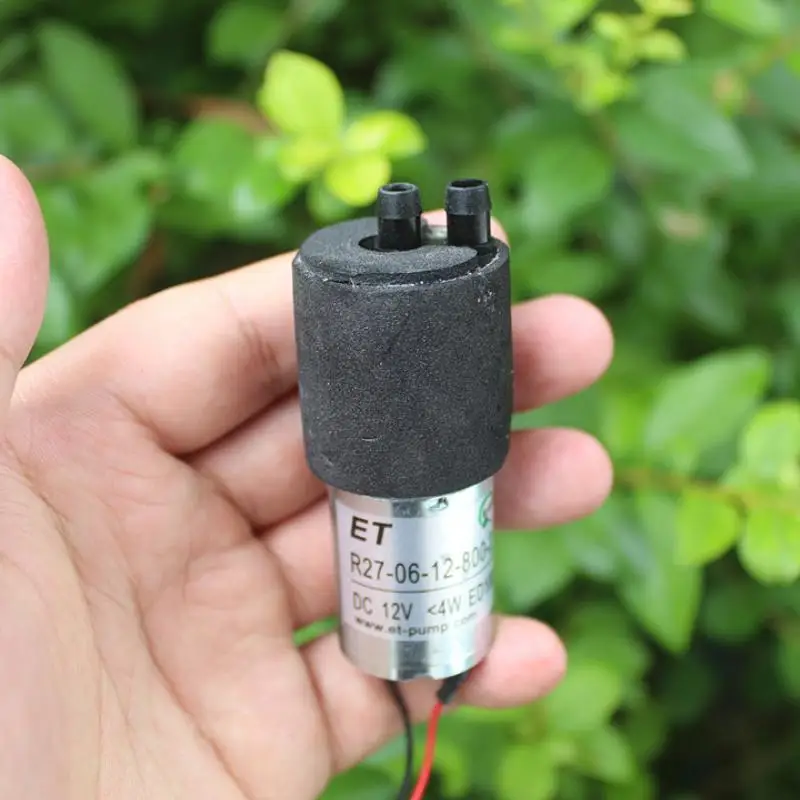 1Pcs Self-priming Suction Water Pump ET R27 Series R27-06 Mini 370 Water Pump DC 12V Micro Diaphragm Pump DIY Sweeper Robot