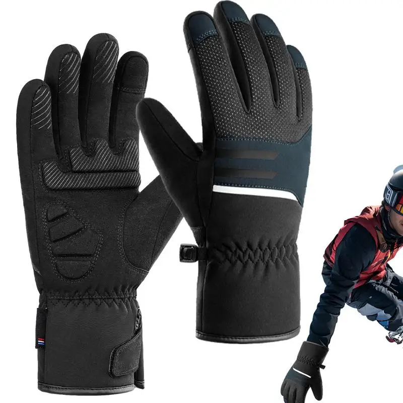 

Outdoor Sports Gloves Warm Winter Outdoor Motorcycle Gloves Two-Finger Screen Touch Design Outdoor Sports Gloves For Fishing