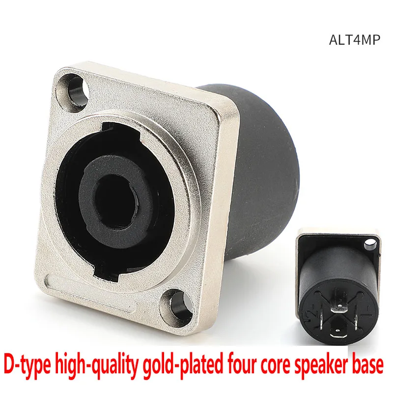 Speakon 4-Poliger Einbaustecker XLR-Anschluss Audio-Buchse Runde und Quadratische Basis-Steckverbinder – Detail 12