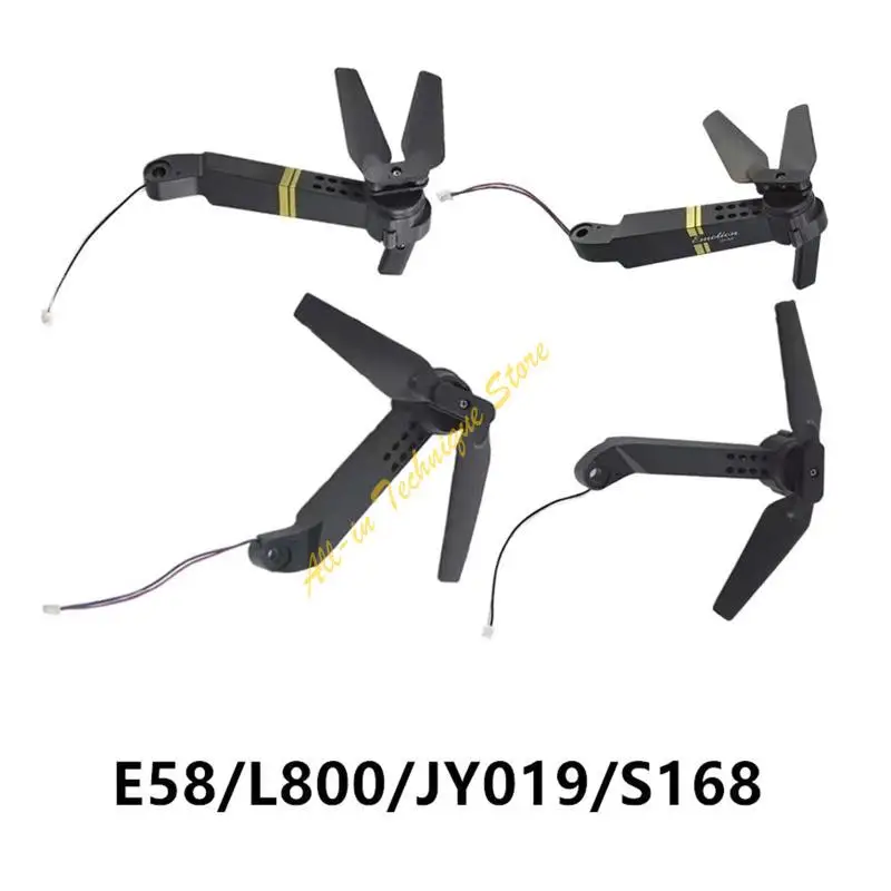 E58 JY019 N1HC용 전문 FPV RC 쿼드콥터 축 암 예비 부품 모터 프로펠러
