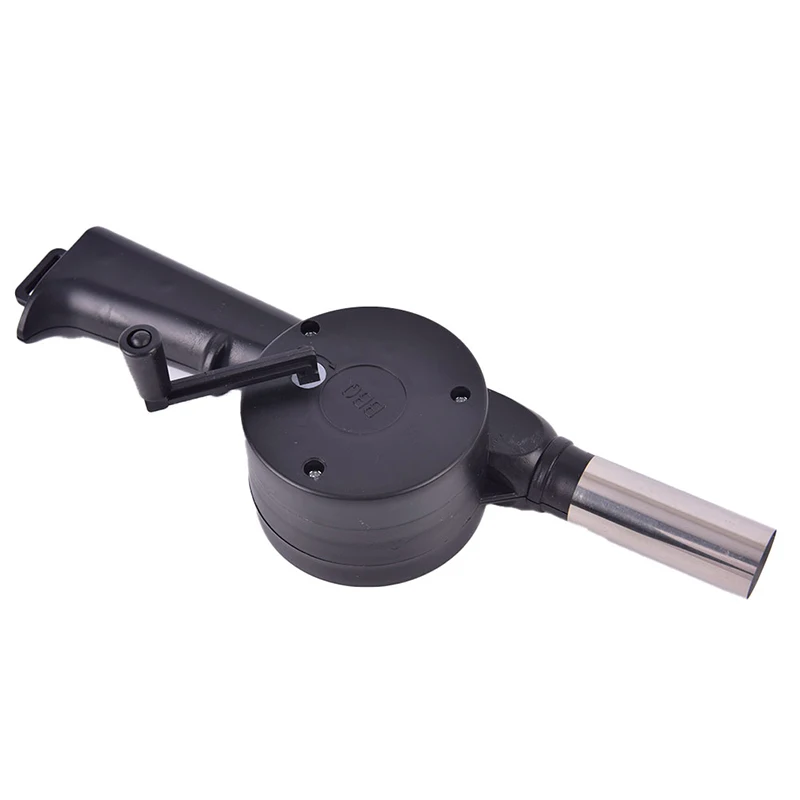 1PC Outdoor Cooking BBQ Fan hand blower bbq fan barbecue blower Air Blower For Barbecue Fire Bellows Hand Crank Tool For Picnic Camping
