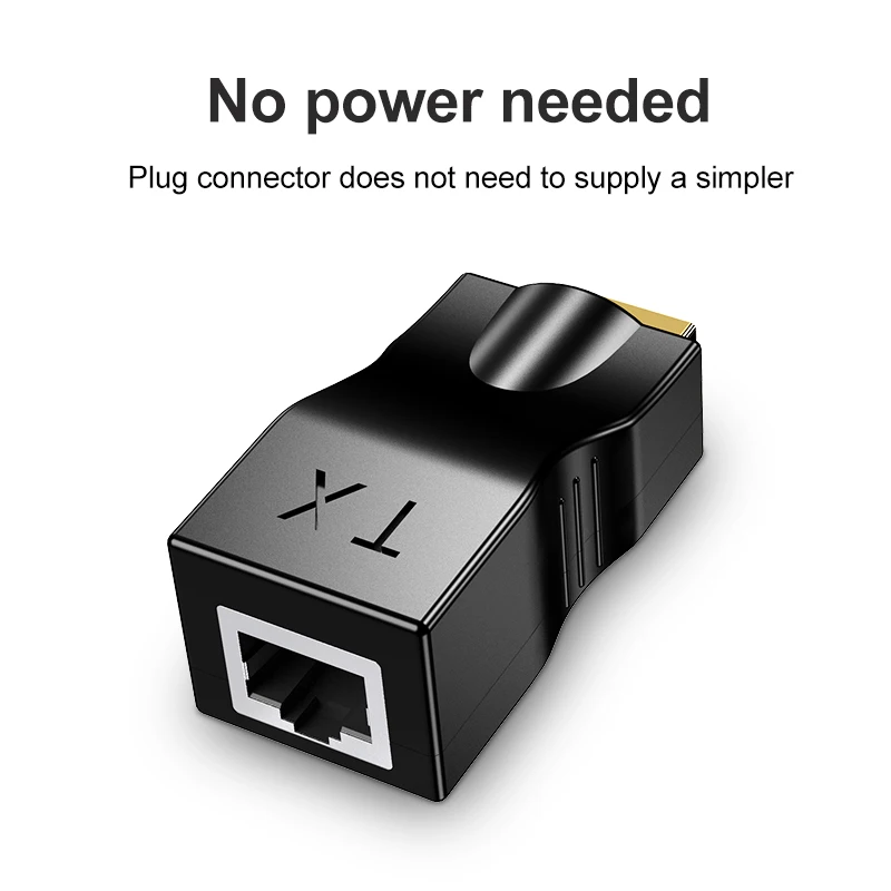 PC Ʈ Ϳ  Ȯ ۽ű, 1080P HDMI ͽٴ, pver CAT5e CAT6 ̺, 30m HDMI-̴ Rj45 ̺