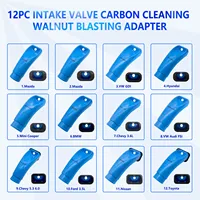 12PCS blue black walnut sandblasting joint car carbon removal machine engine carbon deposit walnut sand cleaner 2