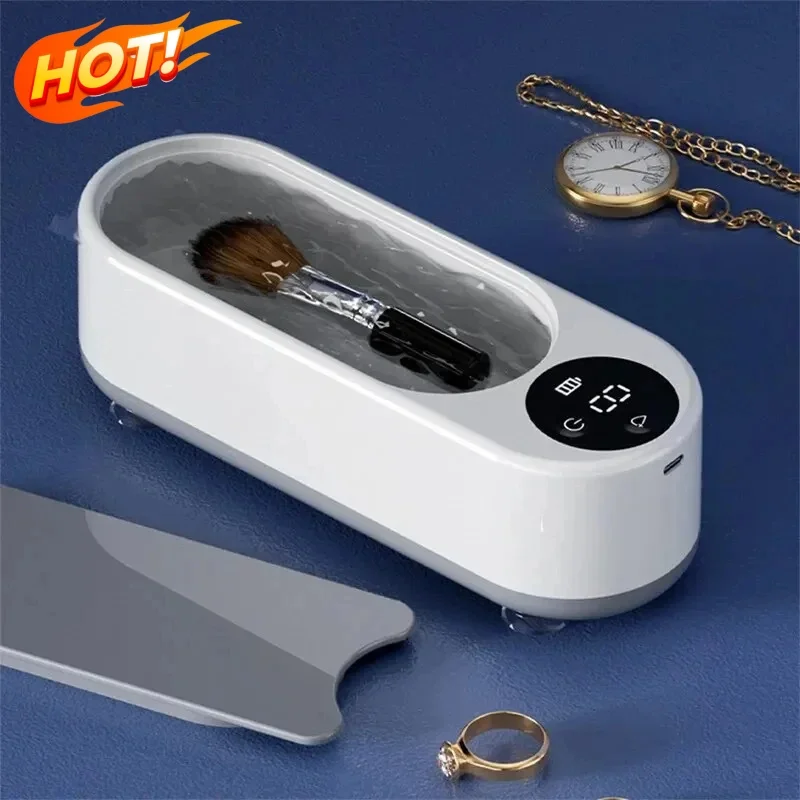 Clean Ultrasonic Cleaner Portable Household Cleaning Machine Jewelry Cleaner Machine Ring Glasse Makeup Brush Cleaner New 1