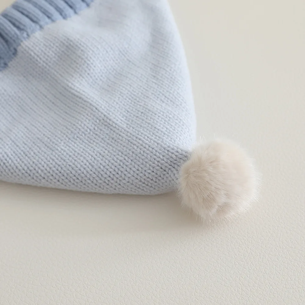 Kinder Dick Gestrickte Beanie Hexenhut Mädchen Spitz Gehörschutz Winddicht Warme Winter Kappe Junge Kalt Beweis Sharp Point Hüte – Detail 7