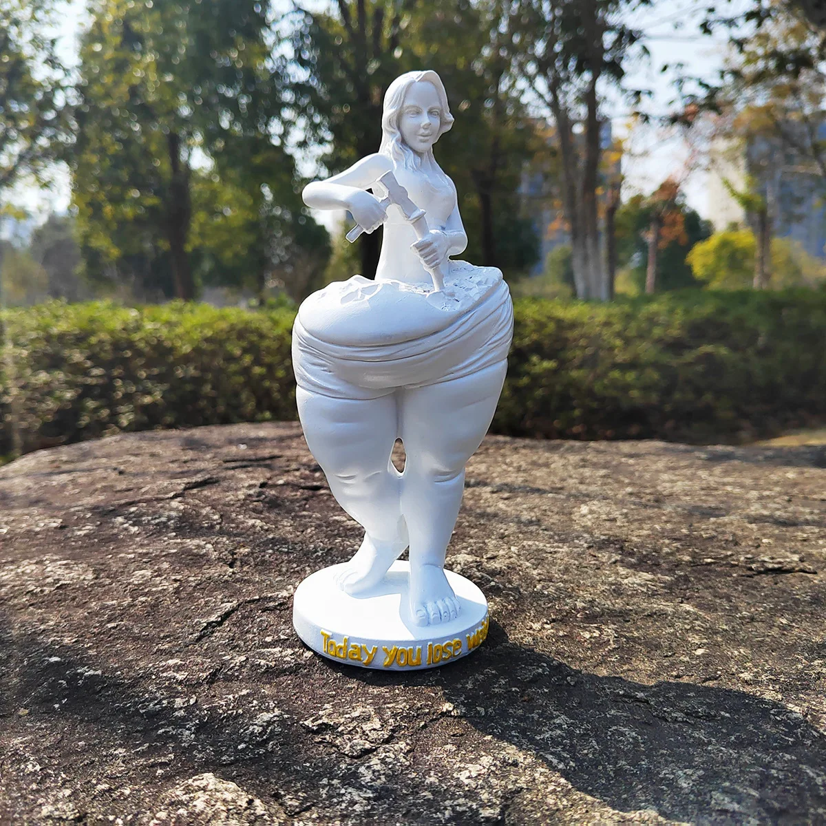 

Yoga Studio Creative Gifts Slimming Goddess Ornaments Beauty Salon Gym Front Desk Ornaments Resin Crafts