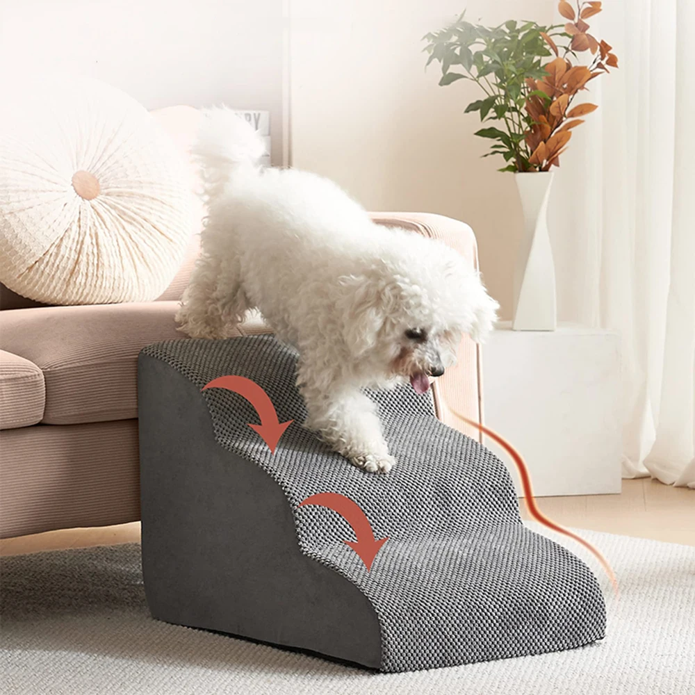 Nuovi 2/3 Gradini Scale Per Animali Domestici Scale Per Cani Cani Di Piccola Taglia Sul Letto Scala Da Arrampicata Antiscivolo Forniture Per Divani Da