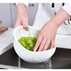 2-In-1 Rice Strainer Beans Washer Strainers And Colanders-Washing Bowl For Vegetables And Fruits Kitchen Supplies Accessories 4