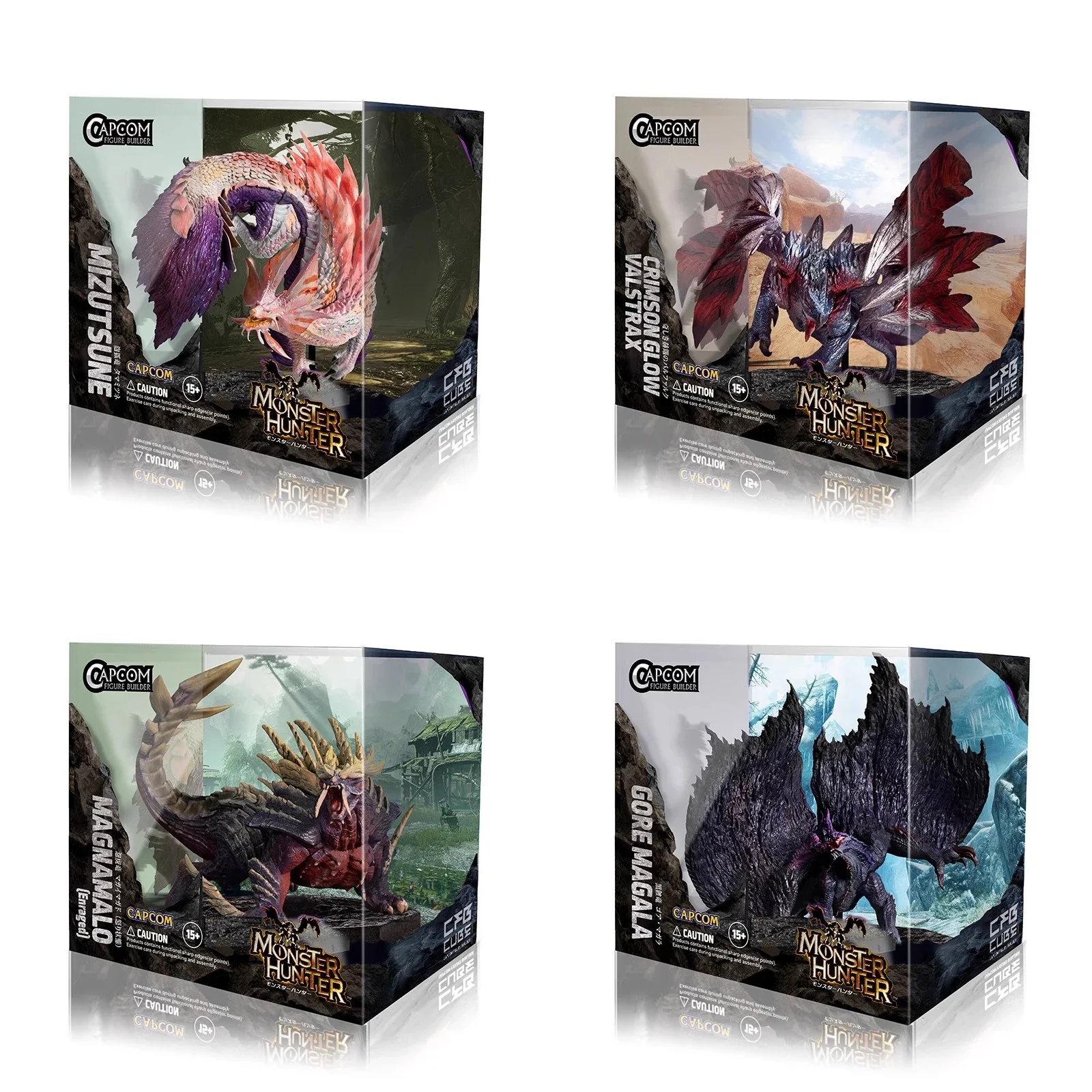 Monster Hunter CUBE Zinogre Amatsu Crimson Glow Valstrax