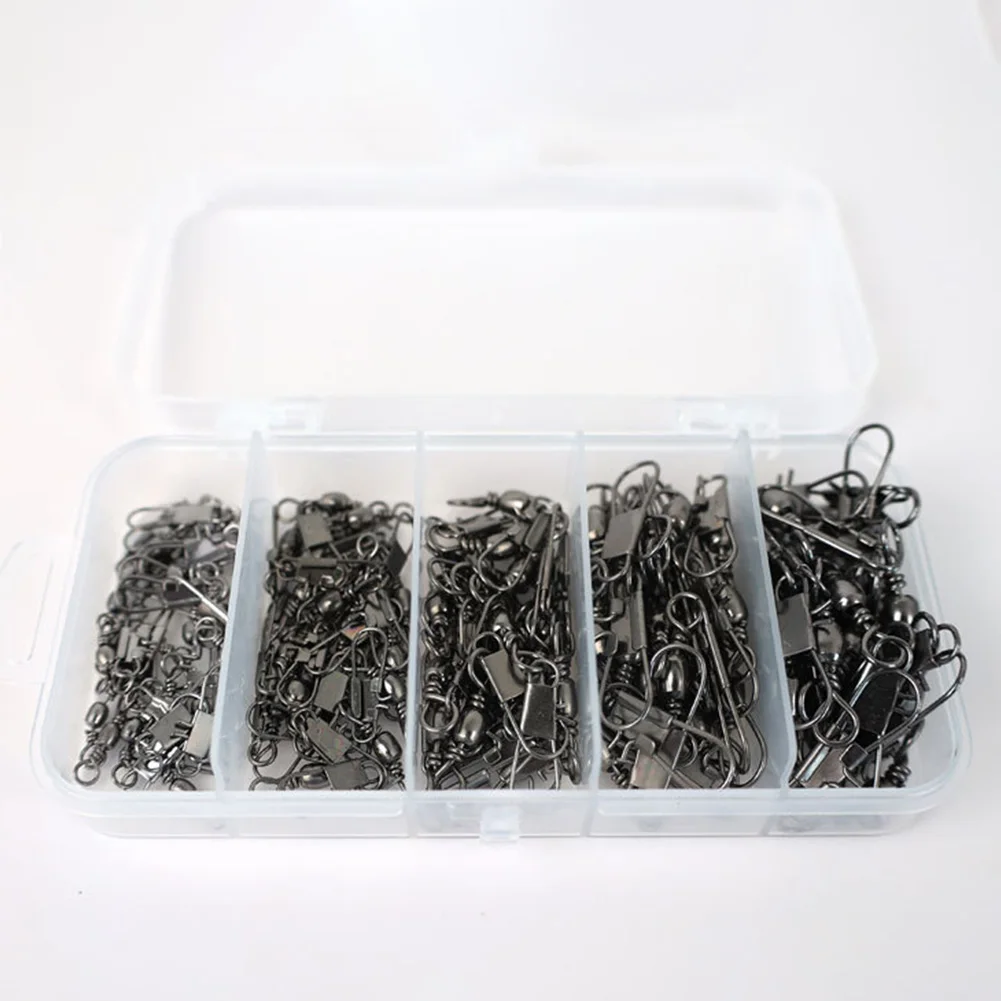 Stainless Steel Fishing Snap Swivel High Strength Rolling Swivel