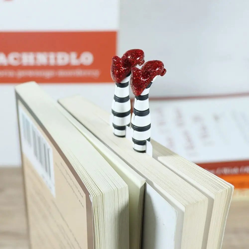 Bookmarks Stationery Supplies 3D High Heels Bookmark 18*5cm Legs Handmade Book Marker Book Lovers Office School Supplies Stationery