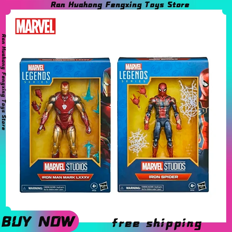 Фигурка-hasbro-из-серии-marvel-legends-Мстители-Железный-Паук-и-Железный-человек-Марк-lxxxv-коллекционная-фигурка-6-дюймов-15-см-фигурка-новый-товар-в-наличии