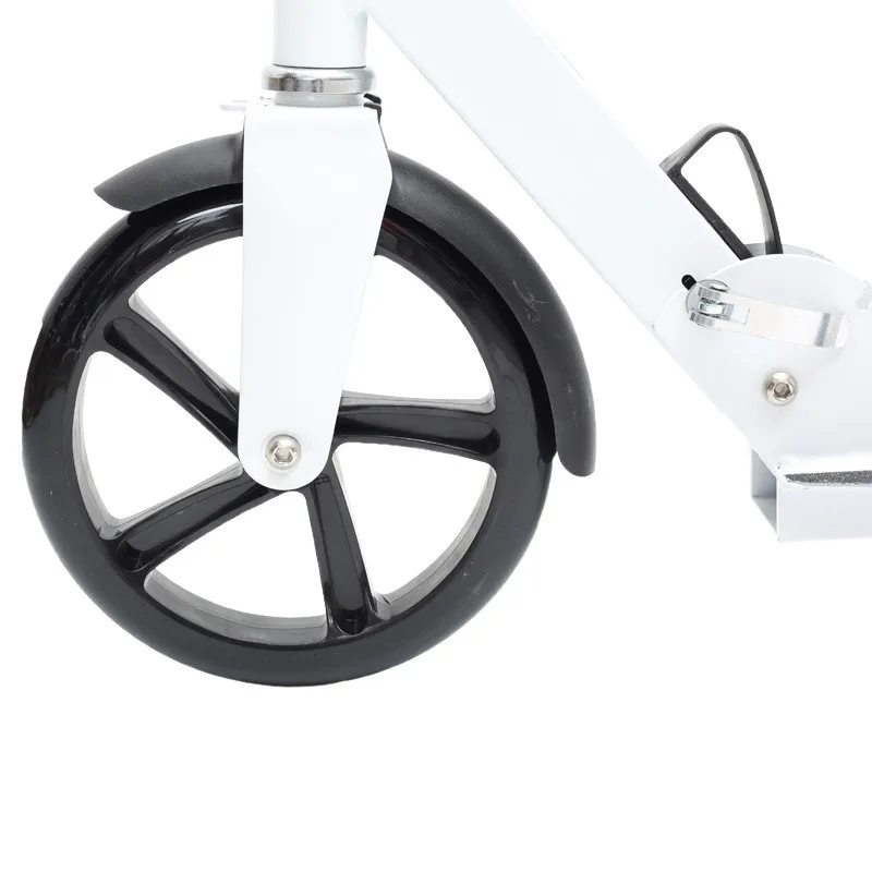 8-Inch Pu Two-Wheel Scooter Multi-Color Foldable Mini Power Pedal Kick Foot Scooter