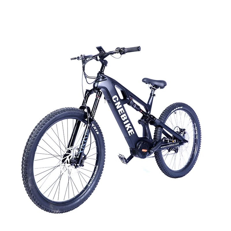 אופניים חשמליות 1000W מסגרת אופני הרים חשמלית פחמן מלאה Ebike