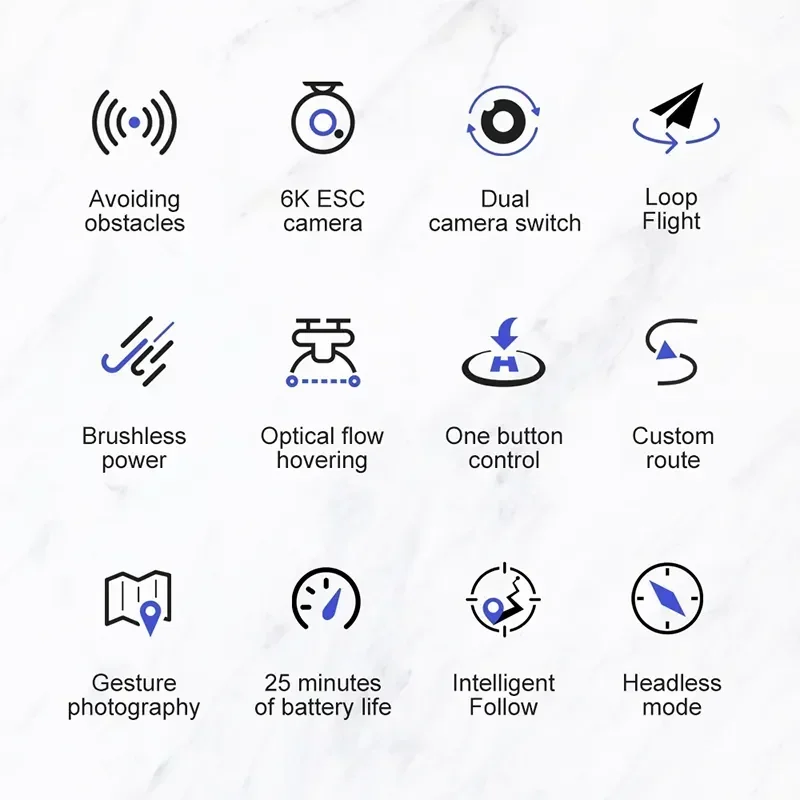 Description Picture 6 of item2024 8K Drone 5G GPS Profesional HD Aerial Photography Dual-Camera Omnidirectional Obstacle Brushless Avoidance Quadrotor