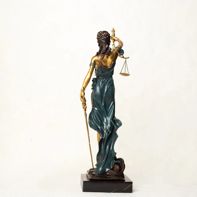 BY MAYER GODDESS of JUSTICE ブロンズ置物トヒトコ