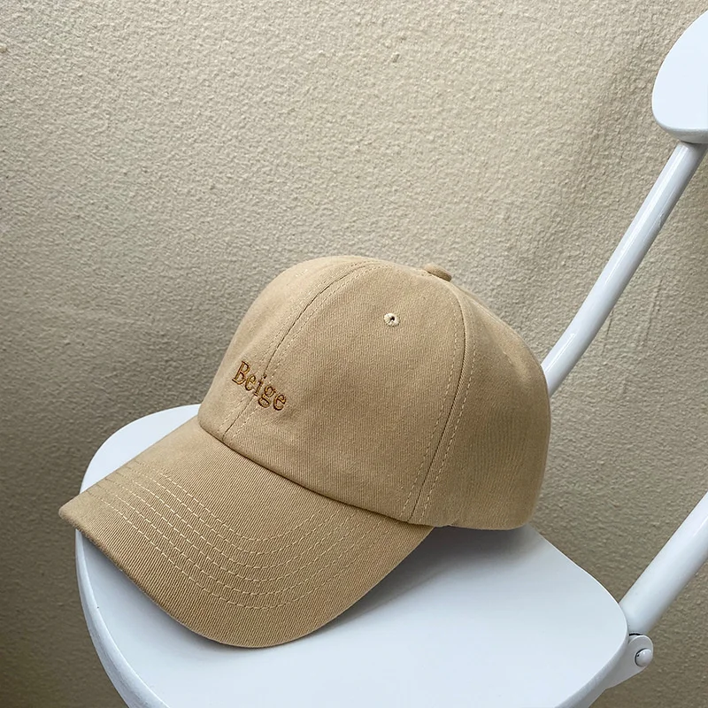 Baseball Hat Vintage Letter Embroidered Baseball Cap Male Female Outdoor Student Sun Hat Korean Duck Tongue Hip Hop Gorras baseball cap,sun hat