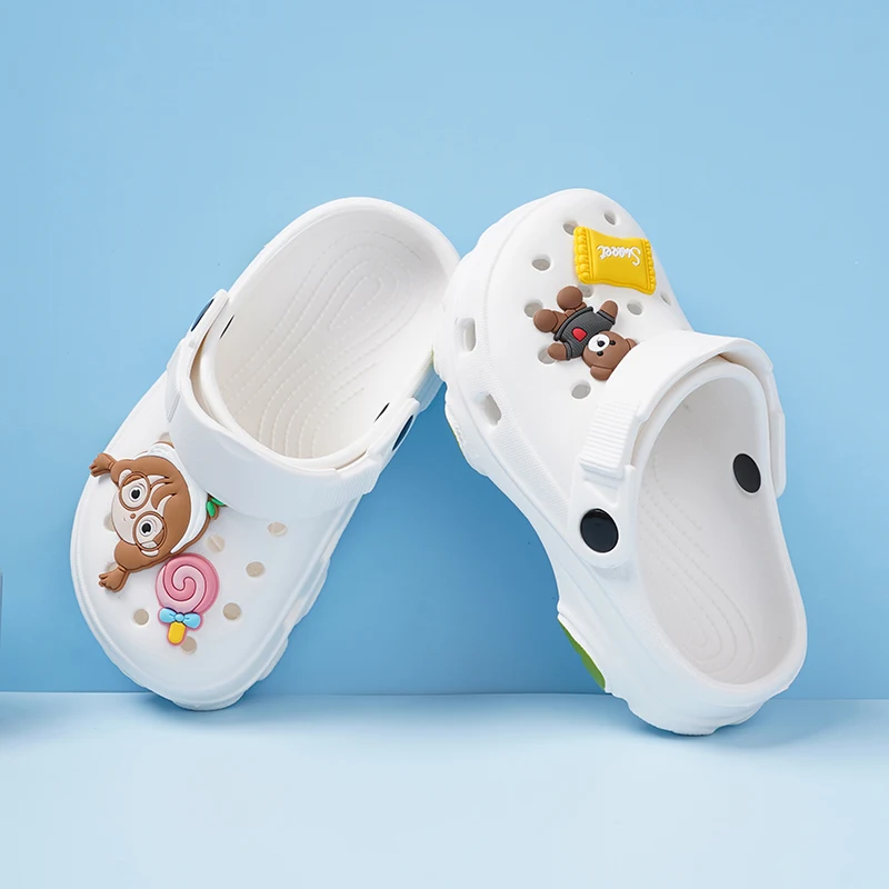 Summer Kids Sandals 3-15 Years Children's Slippers Baby Girls Shoes Non-Slip Clogs Cartoon Cute Infant Girls Sandals Boys Shoes kids sandals,garden clogs shoes