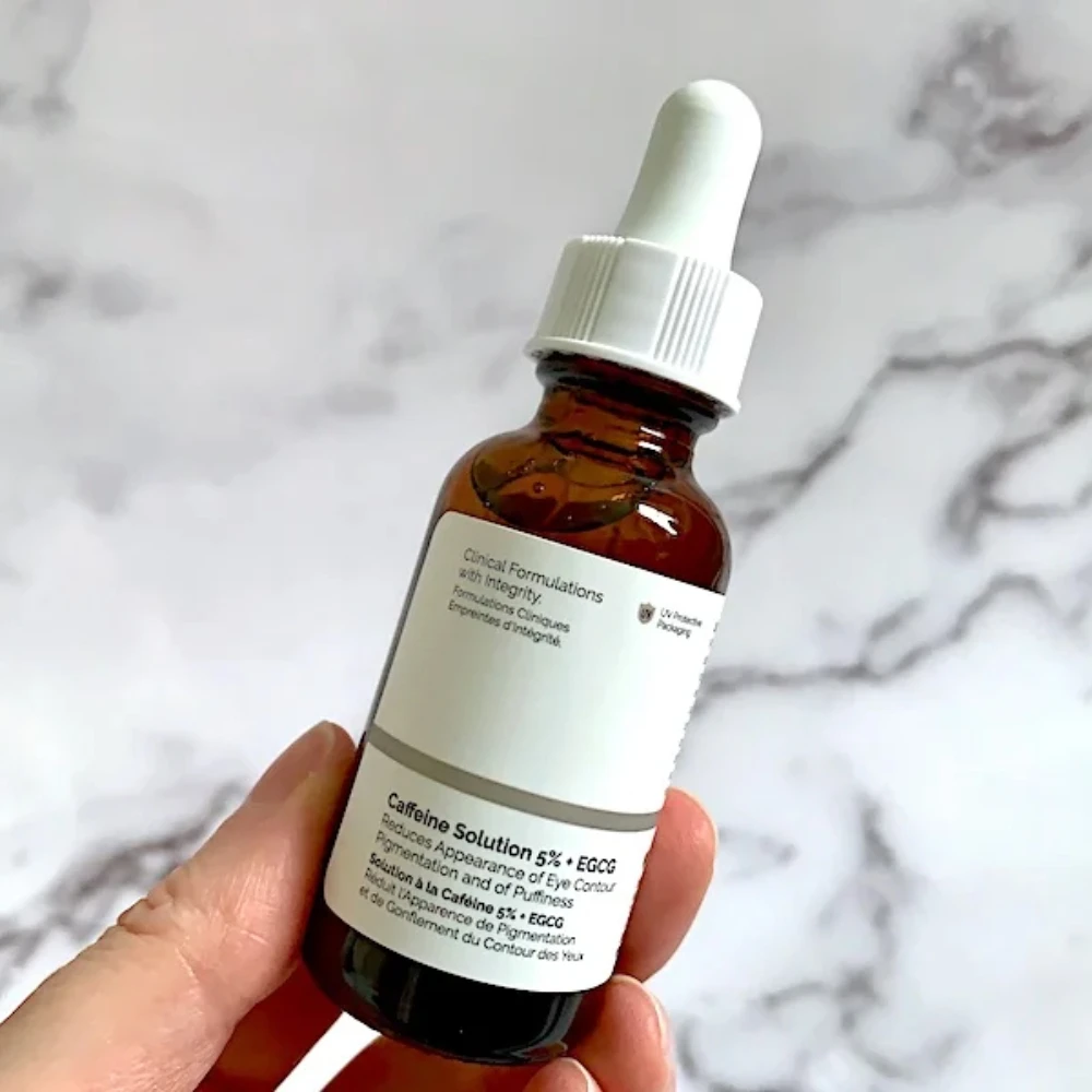 Face Serum Caffeine Solution 5%+EGCG Peeling Solution Acne Cover Ordinary Repair Hyaluronic Acid 2%+B5 Skin Care