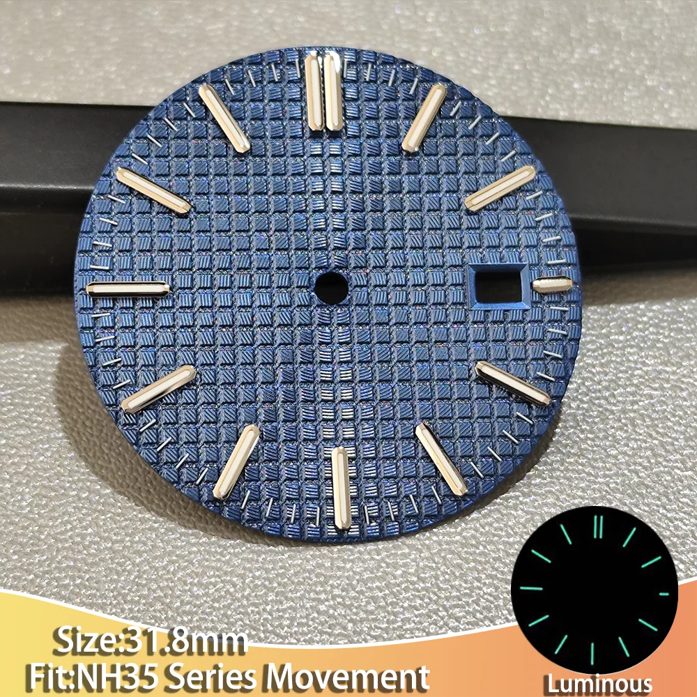 Men's Luminous Multi-color Dial Watch with 31mm Accessories and Stripe Design