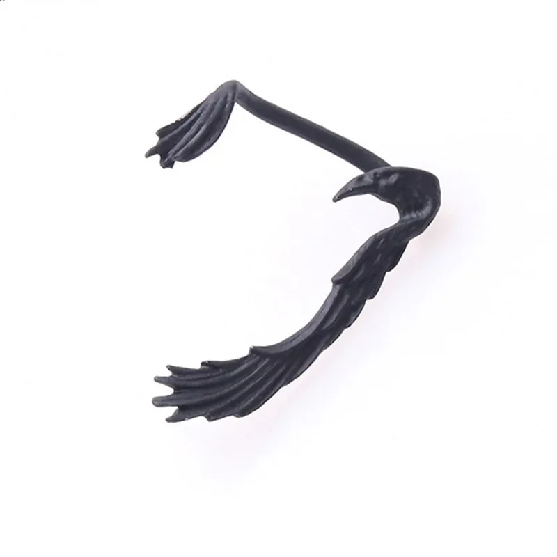 Gothic Punk Dark Style Dragon Ear Cuffs for Women Men Retro Raven Ear Cuff Earrings Fashion Jewelry 1pcs ear clip earrings clip earrings ear clip ear accessories