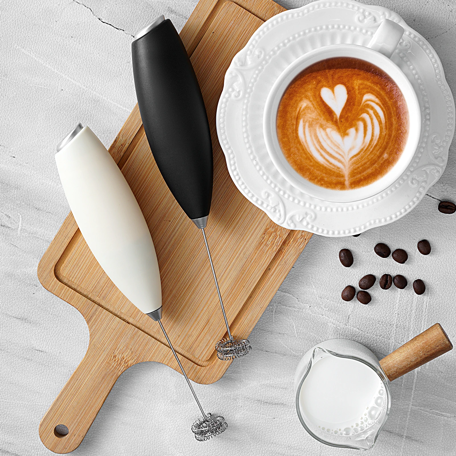 Mini Electric Coffee Blender hand immersion blender electric whisk hand blender food blender electric egg beater Handheld Eggbeater Bubble Drink Stir Bar Household Handheld Kitchen Beat Up Cream Stirring