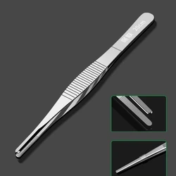 Precision Stainless Steel Tweezers for Electronics and Laboratory Use (12.5CM straight head)