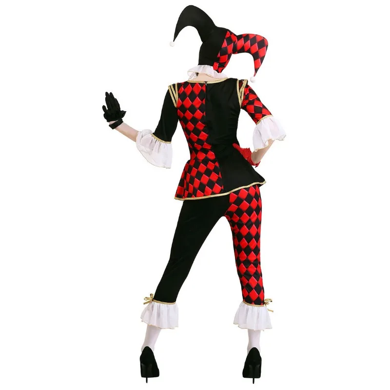 Halloween Costumes for Women Children Clowns Cosplay Costumes for Boys Girls Evil Terrifying Ugly Circus Makeup Ball Costume Set