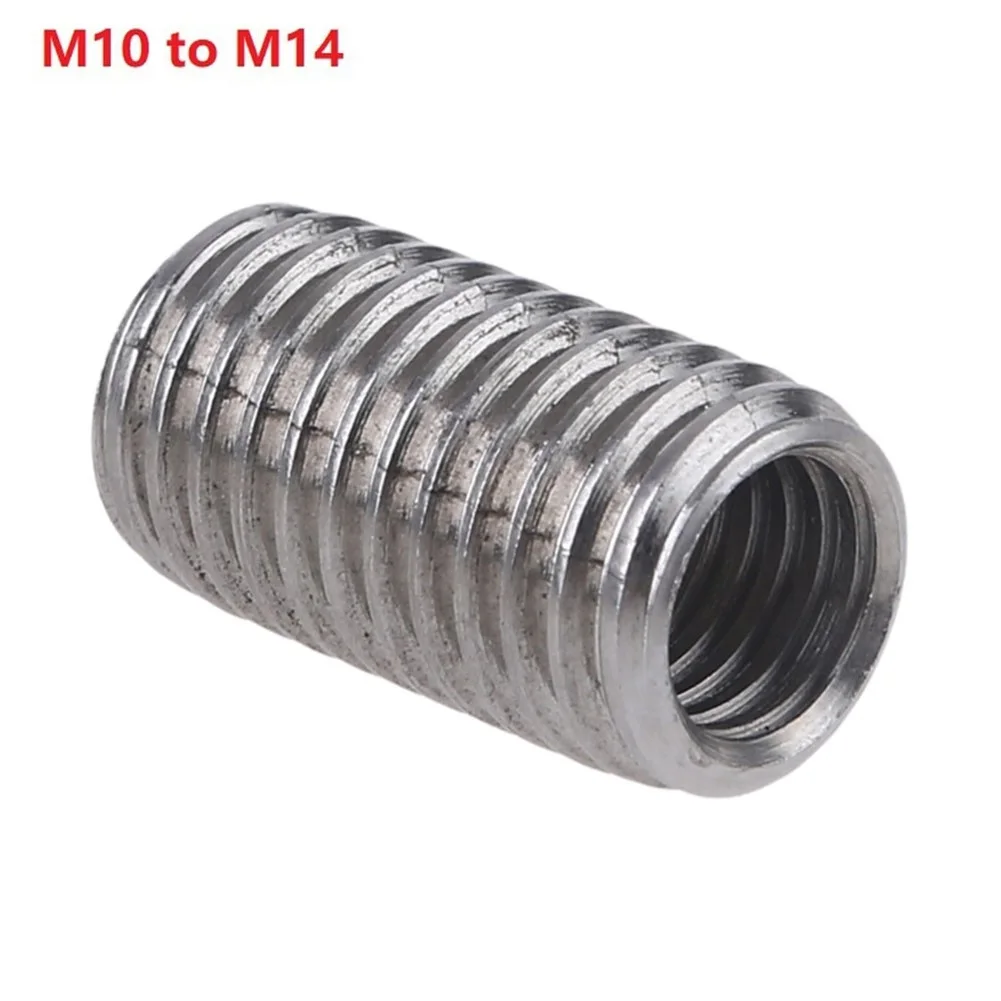 Angle Adapter Converter Interface M10 / M14 Polisher Silver Stainless Thread Accessories Drill Bit Durable New universal vacuum cleaner hose adapter household cleaning accessories durable tube adapter converter 50 42 34 30 23mm diameter