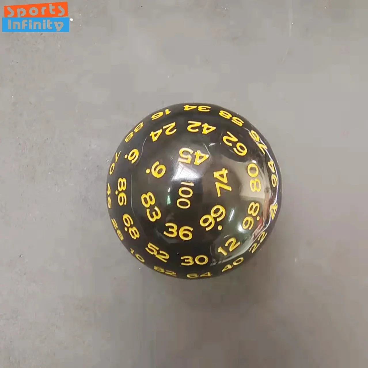 Game Dice Dice Set New 100 Sided Number Dice Set Numbers 1-100 Multi Sided D100 Large Ball Dice Game Collectible Teaching Props Board Game