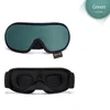 3D Eye Mask Green Breathable Shading Sleeping Hot Sales Eye Mask Adjustable Strap Sleep Mask Padded Travel Rest 4