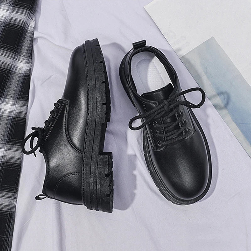 Men Leather Shoes Casual Formal Dress Oxfords Plus Size British Style Wedding Flats Soft Breathable Walking Office Sneakers 6