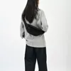 Unisex Sporty Crossbody Bag Pure Color Versatile Waist Bag Outdoor Fashion Breathable Fabric Single Shoulder Small Bag 3