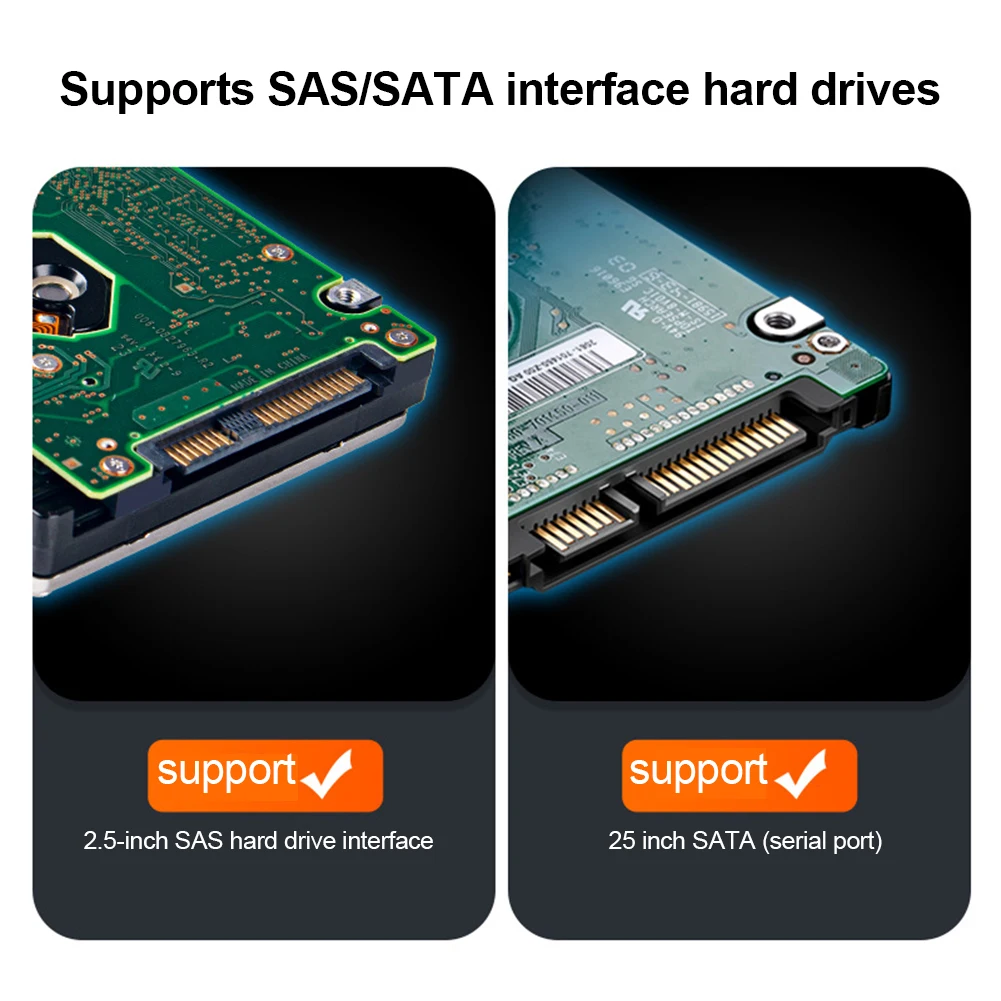  ϵ ̺ ̽, 6TB 뷮 Ȯ, SAS, SATA ָ Ʈ SSD  ϵ ̺ ڽ, SAS, SATA ϵ ̺ 