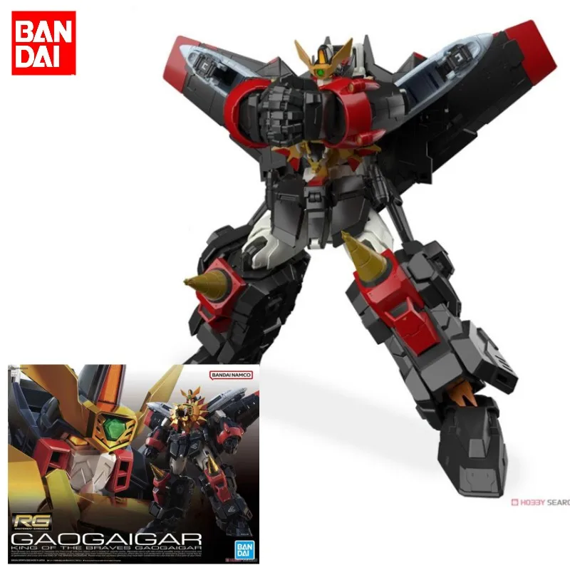 

Bandai Gundam RG Series GGG GAOGAIGAR 1/144 Anime Action Figure Assembly Model Toys Collectible Ornaments Gifts For Children