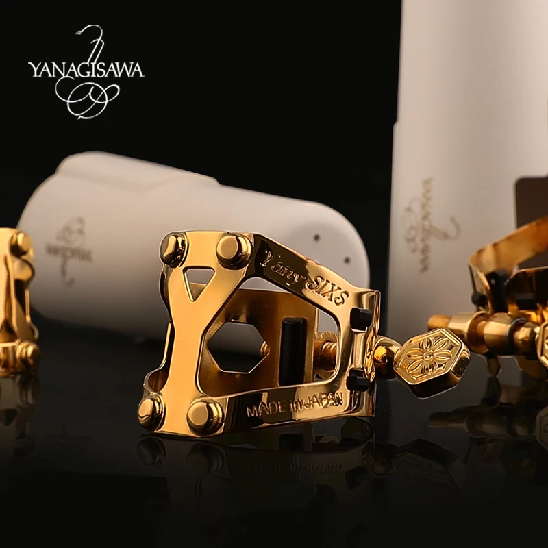 

YANAGISAWA Six Degrees space Saxophone clarinet Hard rubber mouthpiece metal ligature Ligature cap a set