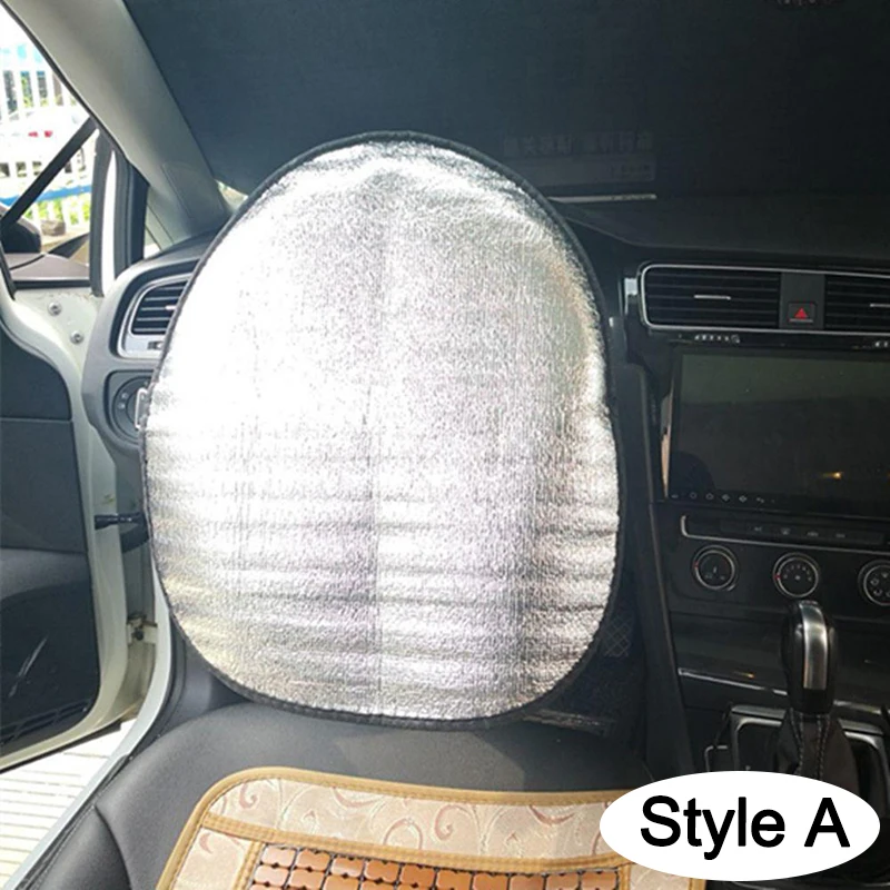 Premium Double Thick Foldable Sun Shade Cover - Silver Anti-UV Protection