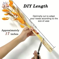 100Pcs Natural Dried Pampas Bouquets Autumn Decoration